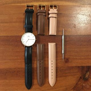 ダニエルウェリントン(Daniel Wellington)の【K’mam様専用】ダニエルウェリントン腕時計、スタイルデリネックレス(腕時計)