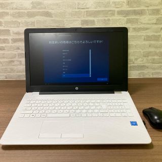 ヒューレットパッカード(HP)の美品　HP 15.6型ノートパソコン intel Celeron (ノートPC)