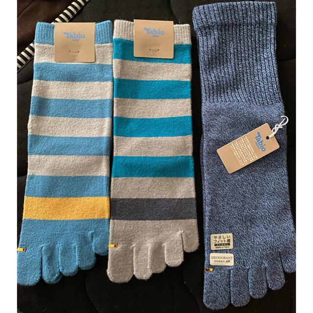 人気TOP 新品 靴下屋 タビオ メンズ 5本指ソックス 3足 mandhucollege