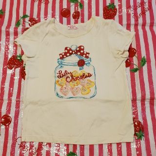 シャーリーテンプル(Shirley Temple)のシャーリーテンプル　チョコの半袖カットソー　140(Tシャツ/カットソー)