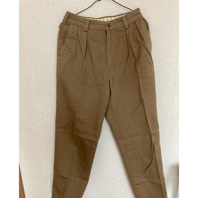 新品　テーパードパンツ チノパン　メンズ ブラウン ウォルボ カジュアル ズボン メンズのパンツ(チノパン)の商品写真