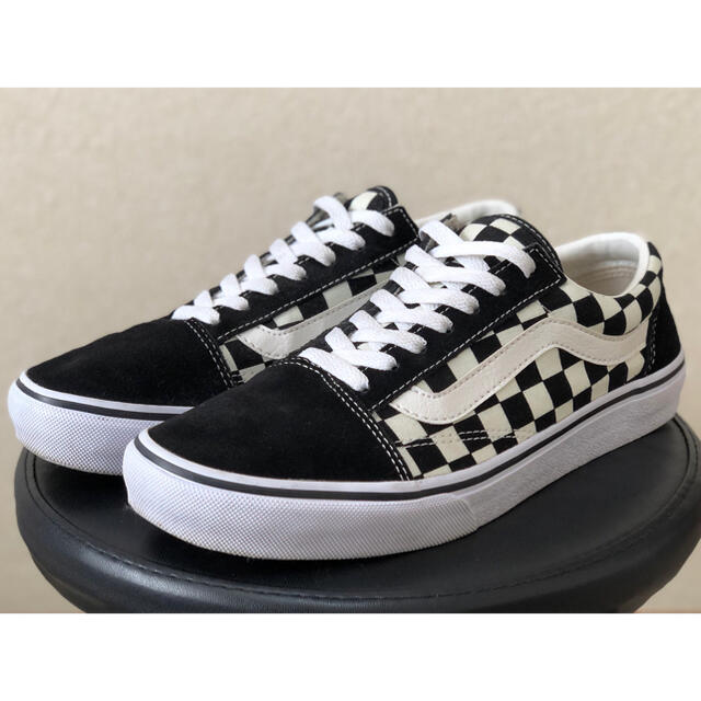 VANS OLD SKOOL チェッカー 26.5 着用1回のみ 美品