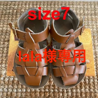 コドモビームス(こども ビームス)のlala様専用☆saltwater sandals shark tan 7(サンダル)