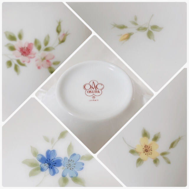 大倉陶園 - 新品 大倉陶園 3色小花 カップ&ソーサー 1客の通販 大倉陶園 - 新品 大倉陶園 3色小花 カップ&ソーサー 1客の通販