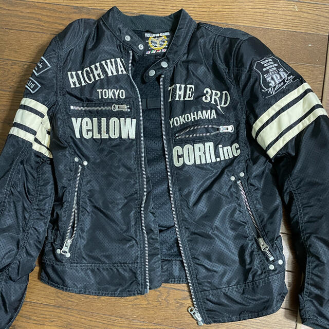 YeLLOW CORN - YELLOW CORN バイクジャケットの通販 by まむ's shop ...