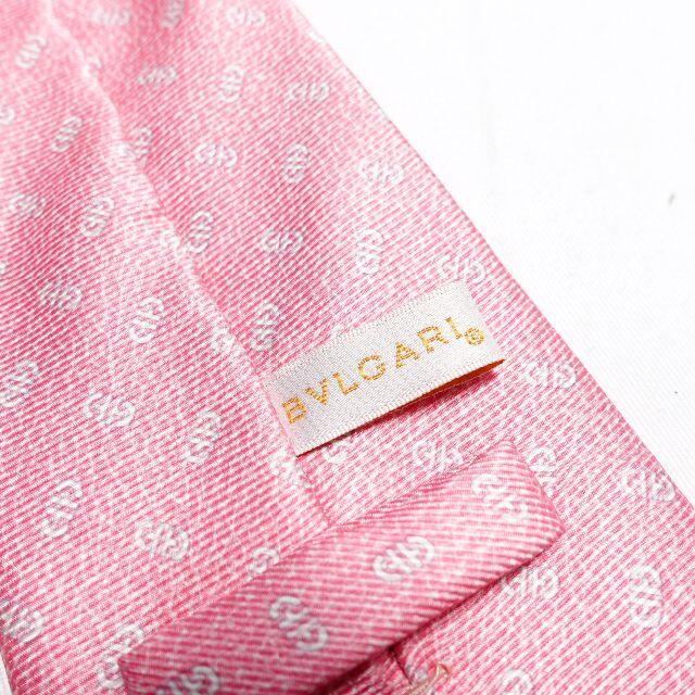 BVLGARI(ブルガリ)の■BVLGARI　ネクタイ　ピンク　メンズ メンズのファッション小物(ネクタイ)の商品写真