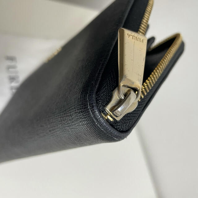 Furla(フルラ)のFULRA ラウンドファスナー長財布・黒 レディースのファッション小物(財布)の商品写真