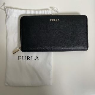 フルラ(Furla)のFULRA ラウンドファスナー長財布・黒(財布)