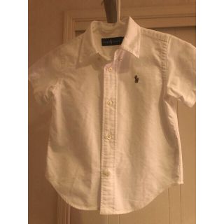 ラルフローレン(Ralph Lauren)のラルフローレン  90サイズ　白　半袖ブラウス(ブラウス)