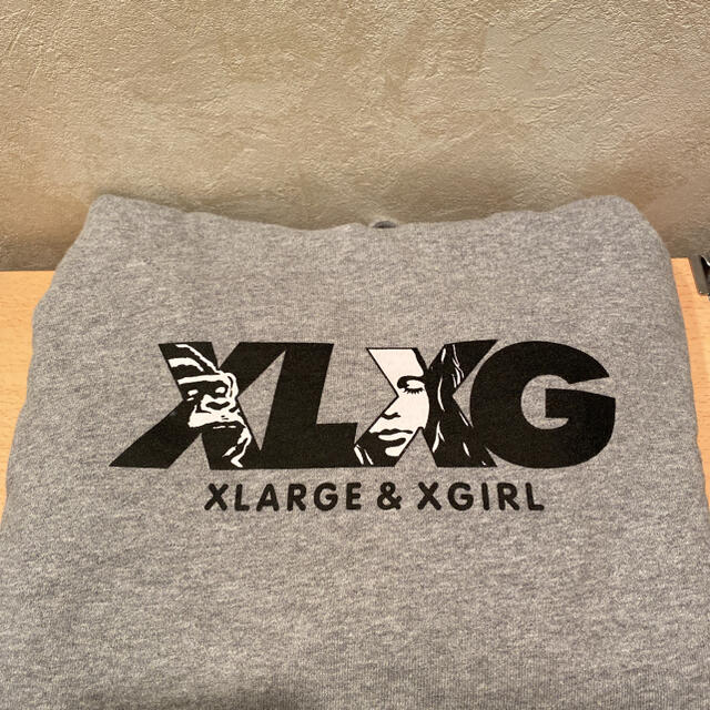 xlarge xgirl コラボパーカー