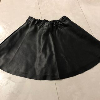 エイチアンドエム(H&M)のh&m フェイクレザー　スカート　ワンピース(スカート)