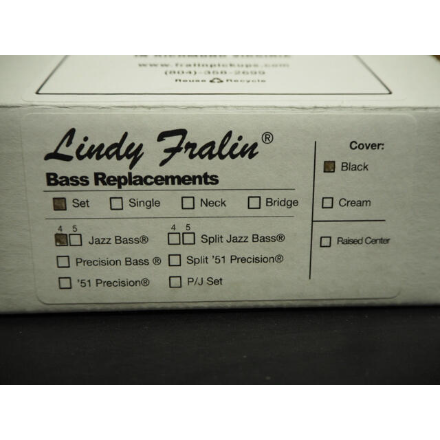 Lindy  Fralin ジャズ ベース用ピックアップ 1