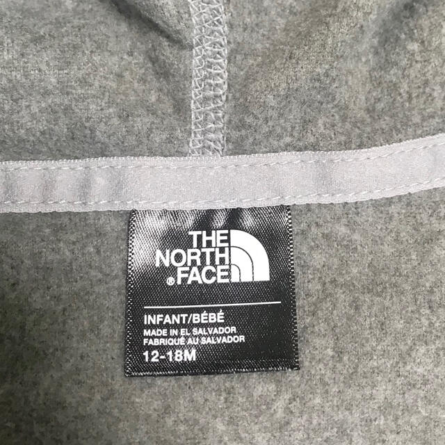 THE NORTH FACE(ザノースフェイス)の【新品】ノースフェイス キッズ フリース フーディ パーカー 18M キッズ/ベビー/マタニティのベビー服(~85cm)(トレーナー)の商品写真