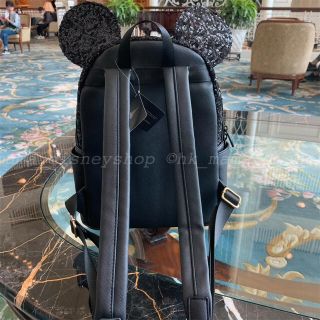 香港ディズニー新商品 開園 15周年記念 スパンコール リュック