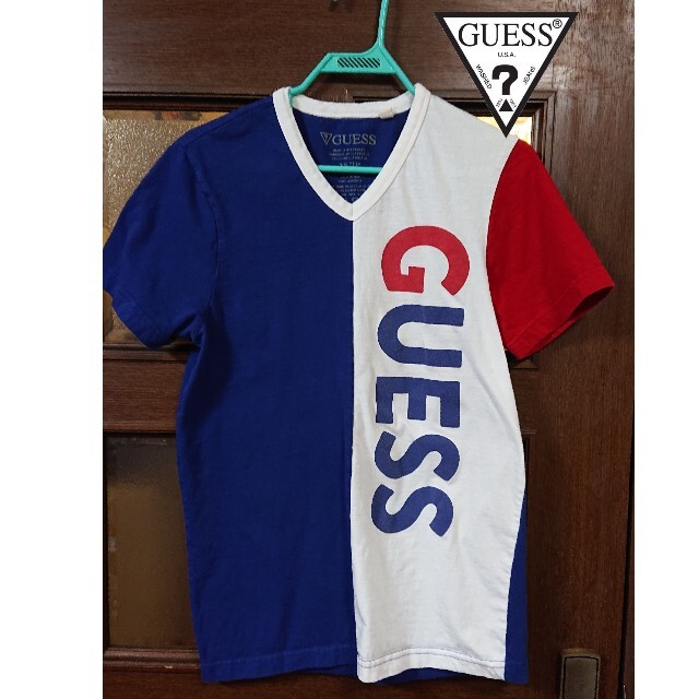 GUESS(ゲス)のGUESS トリコロールTシャツ メンズのトップス(Tシャツ/カットソー(半袖/袖なし))の商品写真