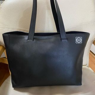 LOEWE - ロエベ イーストウエストショッパー トートバッグ ブラック 美