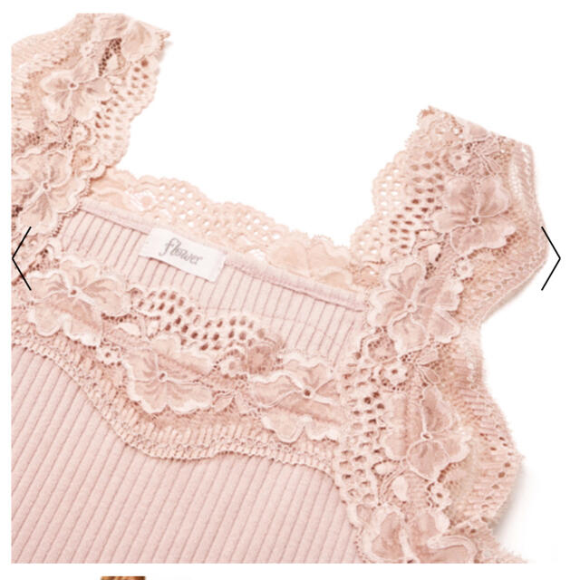 flower(フラワー)のgorgeous lace cami ～ｺﾞｰｼﾞｬｽﾚｰｽｷｬﾐ レディースのトップス(キャミソール)の商品写真