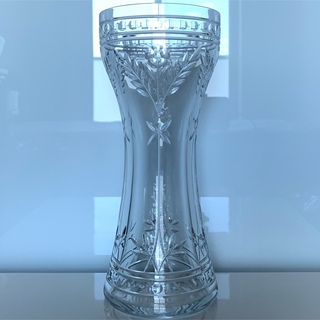 超激安✯極レア 30cm 高級 Baccarat オールドバカラ プラタナス 花瓶 