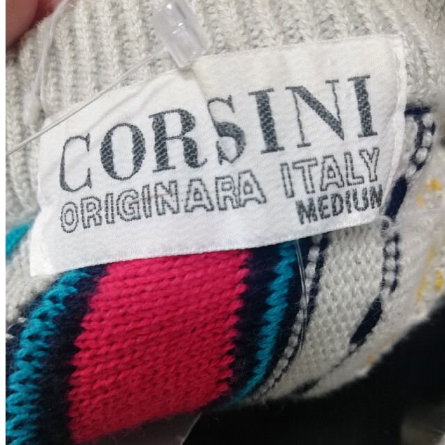 CORSINI コットンニットセーター　Italy製