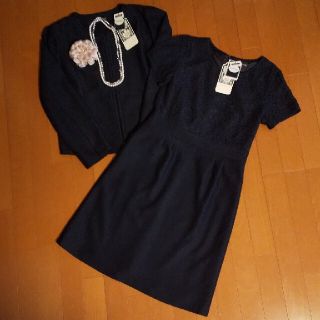 シューラルー(SHOO・LA・RUE)のりお様専用◆SHOO-LA-RUE ノーカラージャケット&ワンピース◆(スーツ)