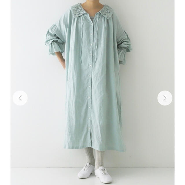 nest Robe - nest Robe レースカラー2wayスモックワンピース limited