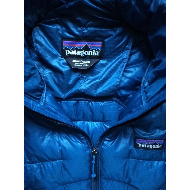 patagonia(パタゴニア)のパタゴニア マイクロパフジャケット M  バルカンブルー メンズのジャケット/アウター(ナイロンジャケット)の商品写真