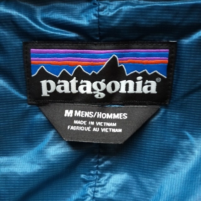 patagonia(パタゴニア)のパタゴニア マイクロパフジャケット M  バルカンブルー メンズのジャケット/アウター(ナイロンジャケット)の商品写真