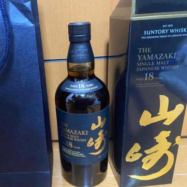 食品/飲料/酒山崎18年700ml