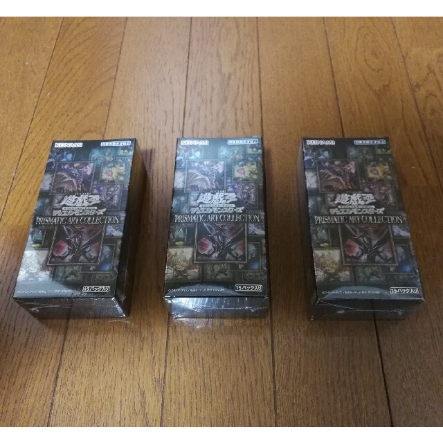 遊戯王 プリズマティックアートコレクション 3BOXトレーディングカード