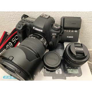 キヤノン(Canon)の【シャッター数極少】Canon 6D MARK2 EF24-105 (デジタル一眼)