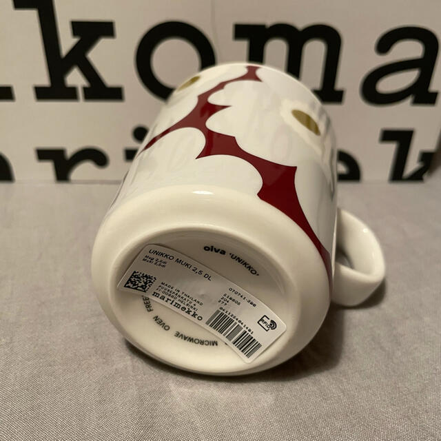 新品未使用　マリメッコ marimekko マグカップ　ウニッコ