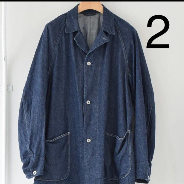COMOLI(コモリ)のコモリ　デニムワークジャケット　サイズ2 メンズのジャケット/アウター(Gジャン/デニムジャケット)の商品写真
