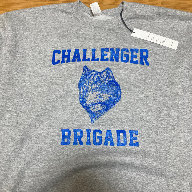 challenger　WOLF COLLEGE C/N SWEAT /