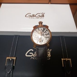 ガガミラノ(GaGa MILANO)の確実正規 美品ガガミラノ GAGA MILANO  48mm(腕時計(アナログ))