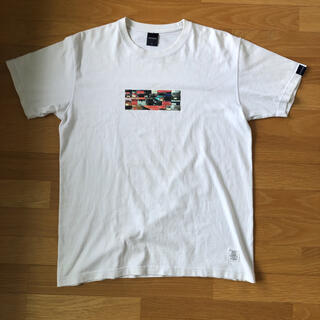 アップルバム(APPLEBUM)のアップルバム tシャツ ホワイト L スニーカー BOXロゴ 半袖 シャツ 白(Tシャツ/カットソー(半袖/袖なし))