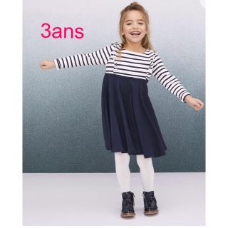 プチバトー(PETIT BATEAU)のプチバトー　新品タグ付きワンピース　3ans/95cm(ワンピース)