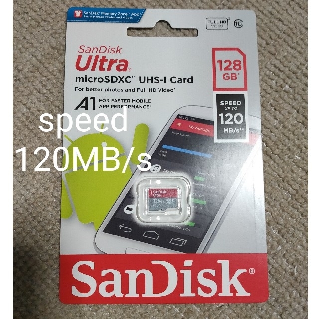 Sandisk 新品 Sandisk Ultraマイクロsdxc 128gb 1mb Sの通販 By はる風 S Shop サンディスク ならラクマ