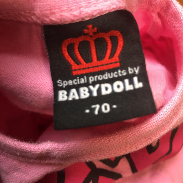 BABYDOLL(ベビードール)のベビードール ミニーマウス ロンパース  キッズ/ベビー/マタニティのベビー服(~85cm)(ロンパース)の商品写真