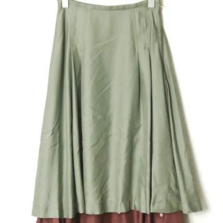 TOGA PULLA トーガ プルラ 18AW Polyester twill Tuck Skirt