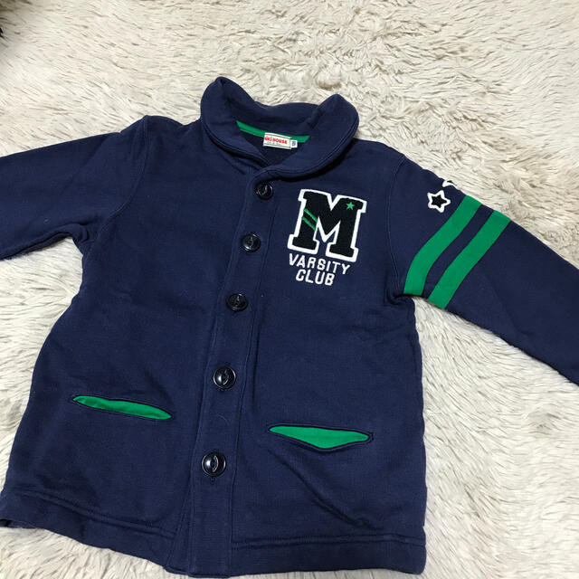 mikihouse(ミキハウス)のミキハウス　カーディガン キッズ/ベビー/マタニティのキッズ服男の子用(90cm~)(カーディガン)の商品写真