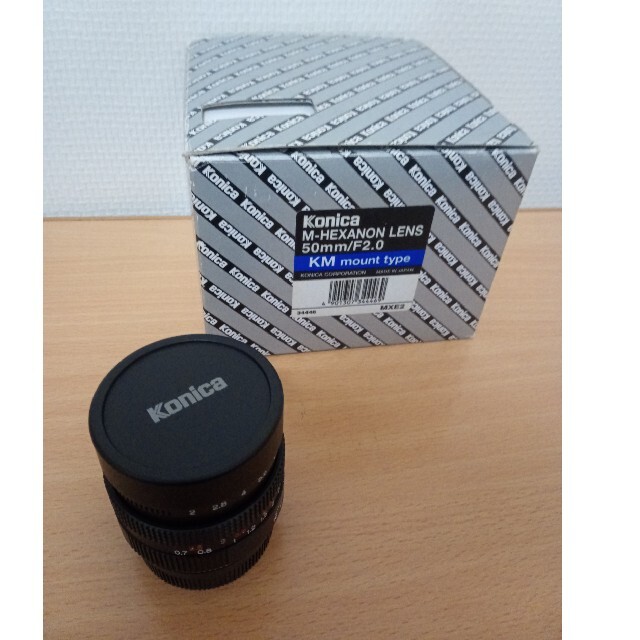 Konica M-HEXANON LENS 50mm/F2.0 中古良上品 スマホ/家電/カメラのカメラ(レンズ(単焦点))の商品写真