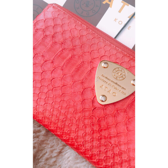 ATAO(アタオ)の専用♡♡アタオ リモパイソン ピンク 長財布 レディースのファッション小物(財布)の商品写真