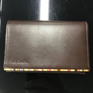 ポールスミス(Paul Smith)のPaulSmith/ポールスミス　名刺入れ　ブラウン(名刺入れ/定期入れ)