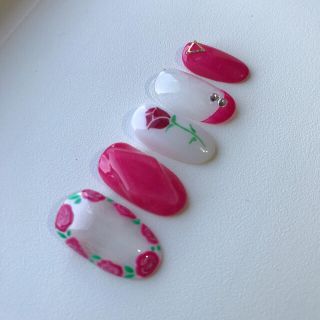 バラネイルチップ♥ジェルネイル♥ minnail コスメ/美容のネイル(つけ爪/ネイルチップ)の商品写真