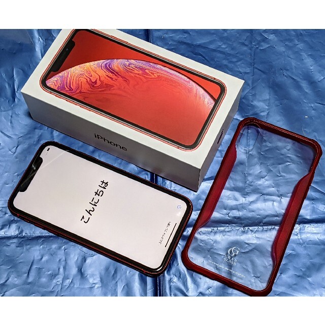 スマートフォン本体iPhone XR 64GB red simロック解除済