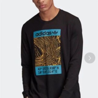 アディダス(adidas)のアディダスオリジナル　カッコいい　ロングTシャツ　長袖　Tシャツ　アドベンチャー(Tシャツ/カットソー(七分/長袖))