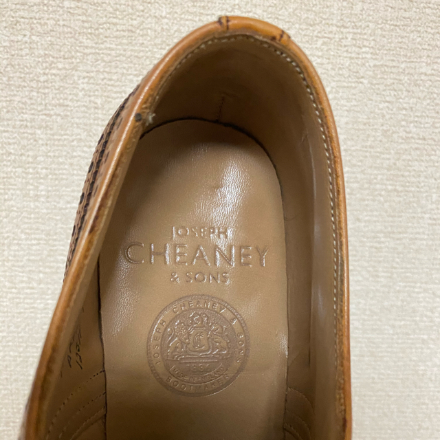 CHEANEY(チーニー)のちー様専用　cheaney arthur3 フルブローグ　6  メンズの靴/シューズ(ドレス/ビジネス)の商品写真