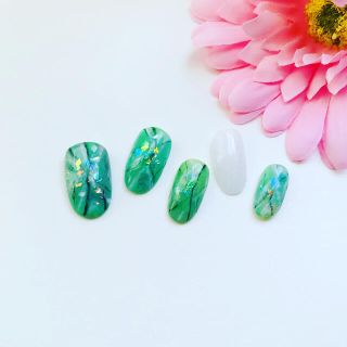 大理石風ネイル♥ジェルネイル♥ minnail