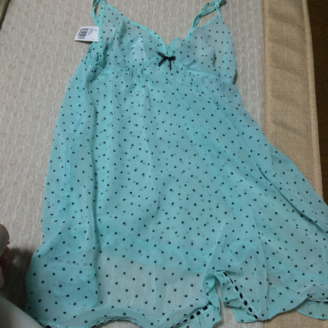 FOREVER 21(フォーエバートゥエンティーワン)のミント色 ランジェリーキャミソール♡ レディースのトップス(シャツ/ブラウス(半袖/袖なし))の商品写真