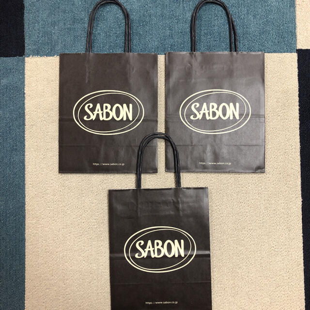 SABON(サボン)のSABON ショッパー小　3枚セット レディースのバッグ(ショップ袋)の商品写真